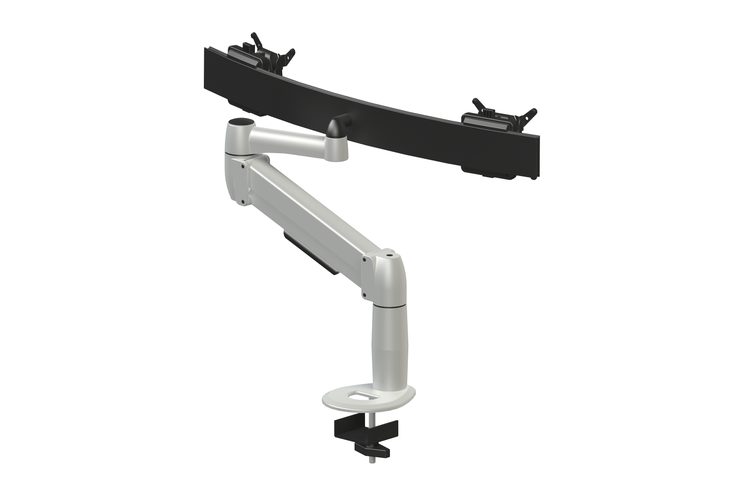 Space-arm Beam Dual | Monitor arm for two screens